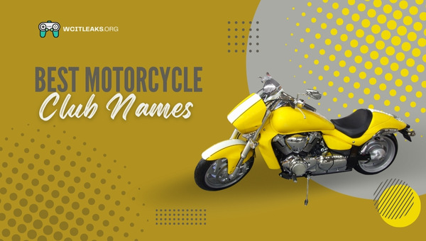 Best Motorcycle Club Names Ideas (2023)
