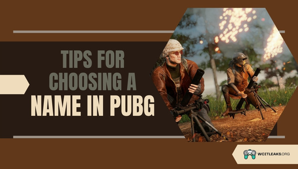 Tips for Choosing a Name in PUBG
