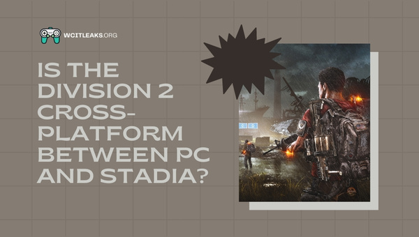 Is The Division 2 Cross-Platform between PC and Stadia?