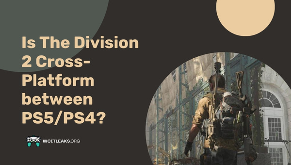 Is The Division 2 Cross-Platform between PS5/PS4?