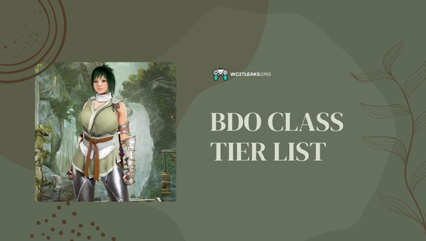 BDO Class Tier List (2023)