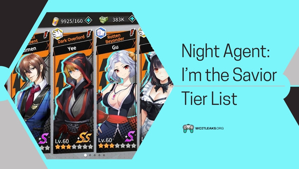 Night Agent I’m the Savior Tier List (2023)