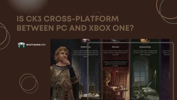 Is CK3 Cross-Platform between PC and Xbox One?