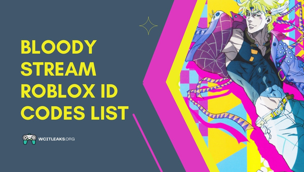 Bloody Stream Roblox ID Codes List (2023)