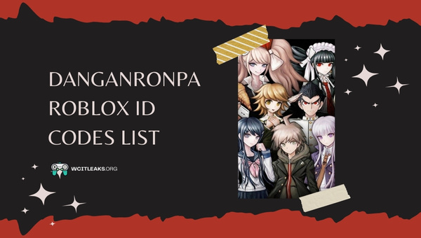 Danganronpa Roblox ID Codes List (2023)