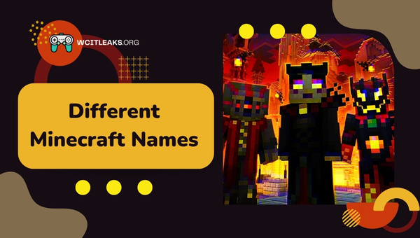 Different Minecraft Names Ideas (2023)