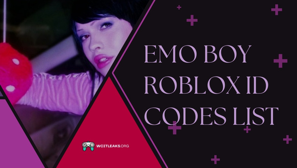 Emo Boy Roblox ID Codes List (2023)