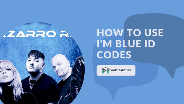 How to use I'm Blue ID Codes?
