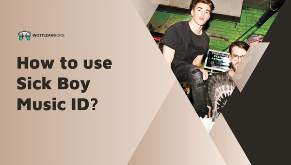 How to use Sick Boy Music ID?