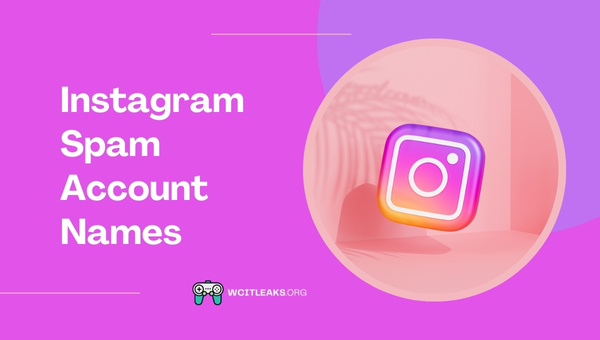 Instagram Spam Account Names Ideas (2023)