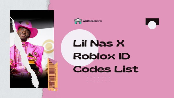 Lil Nas X Roblox ID Codes List (2023)