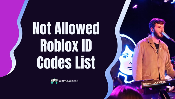 Not Allowed Roblox ID Codes List (2023)