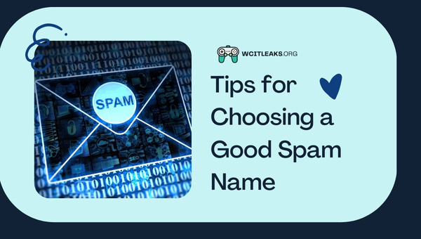 Tips for Choosing a Good Spam Name (2023)