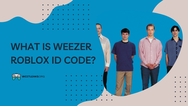 What is Weezer Roblox ID Code?