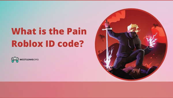 What is the Pain Roblox ID Code?