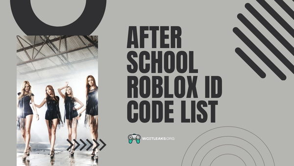 After School Roblox ID Code List (2023)