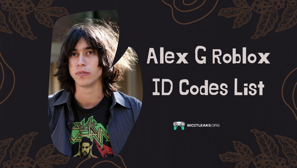Alex G Roblox ID Codes List (2023)