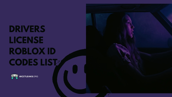 Drivers License Roblox ID Codes List (2023)