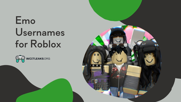 Emo Usernames Ideas for Roblox (2023)