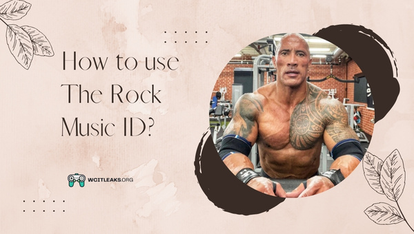 How to use The Rock Song ID?