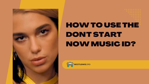 How to use the Don't Start Now Song ID?