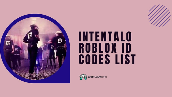 Intentalo Roblox ID Codes List (2023)