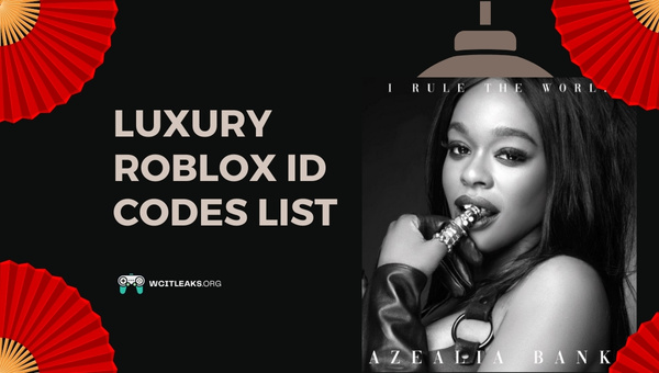 Luxury Roblox ID Codes List (2023)