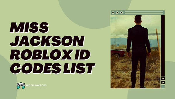 Miss Jackson Roblox ID Codes List (2023)