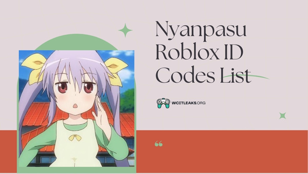 Nyanpasu Roblox ID Codes List (2023)