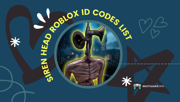 Siren Head Roblox ID Codes List (2023)