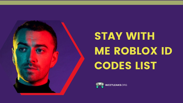 Stay With Me Roblox ID Codes List (2023)