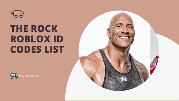 The Rock Roblox ID Codes List (2023)