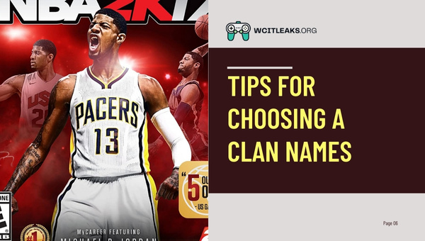 Tips for choosing Clan Names