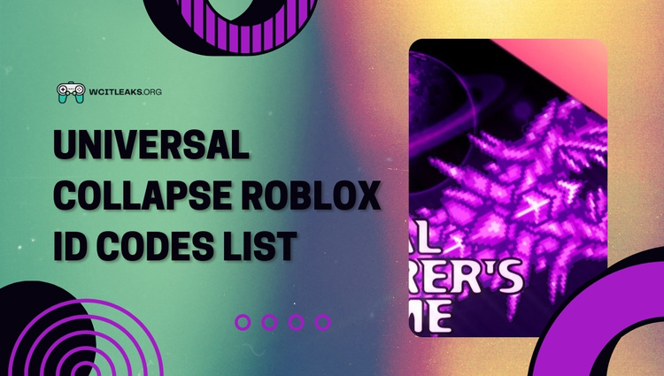 Universal Collapse Roblox ID Codes List (2023)