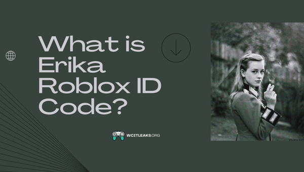What is Erika Roblox ID Code?