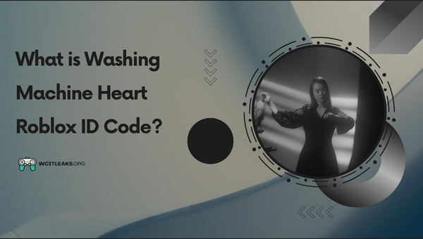 What is Washing Machine Heart Roblox ID Code?
