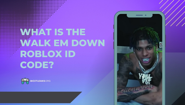 What is the Walk Em Down Roblox ID Code?