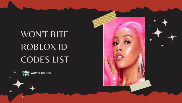 Won't Bite Roblox ID Codes List (2023)