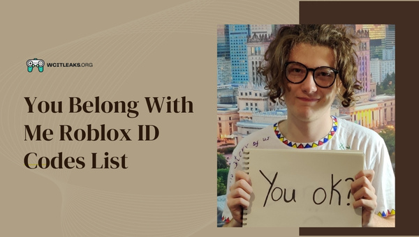 You Belong With Me Roblox ID Codes List (2023)