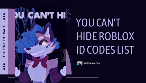 You Can't Hide Roblox ID Codes List (2023)